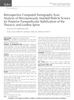 CT Scan Analysis of Percutaneous Fusion