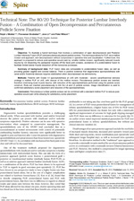 Minimally Invasive Spinal Fusion Ralph