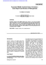 Traumatic MCA Occlusion